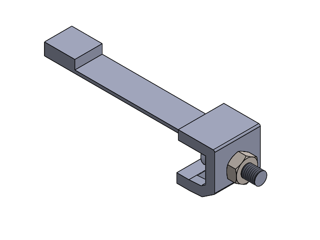 Reed switch with clamp
